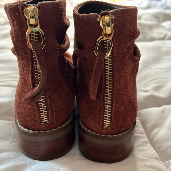 Cole Haan Riona Grand suede leather back zip bootie 6.5 - Picture 3 of 6
